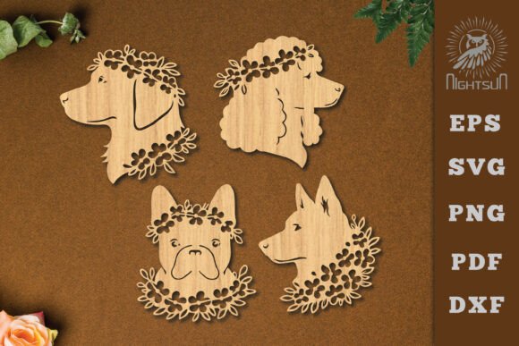 Decorative Flowers Dog Lasercut SVG Review