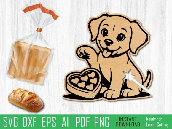 Dog Heart Bread Clip Embroidery Design Review