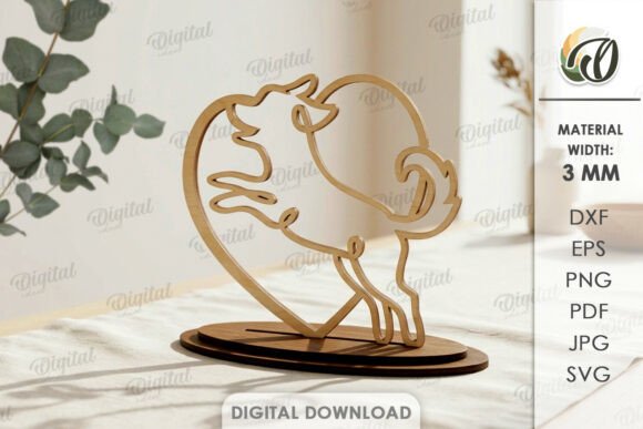 Dog Line Art Stand Laser Cut Review