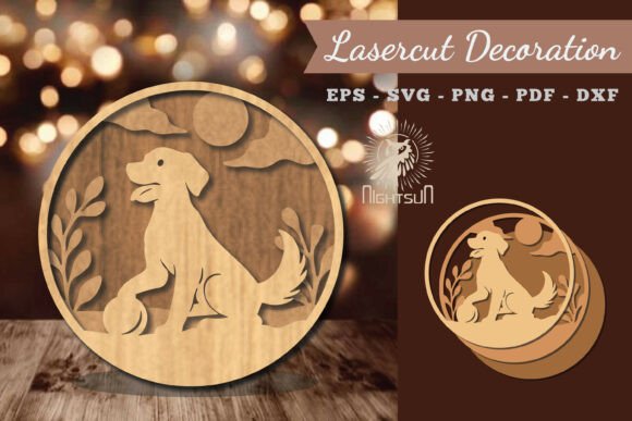 Dog Playing Ball Lasercut Decoration 4 Review
