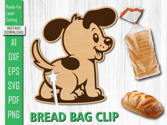 Laser Cut Cute Dog Animal Bread Clip Review