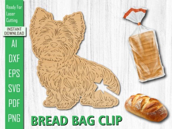 Laser Cut Cute Puppy Dog Bread Clip SVG Review