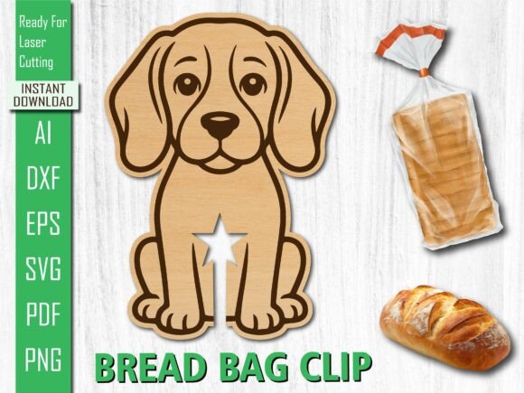 Laser Cut Dog Bread Clip Design Review