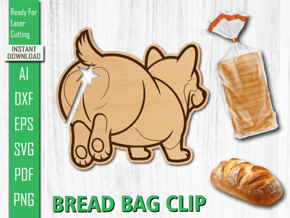 Laser Puppy Dog Back Bread Clip Design Review