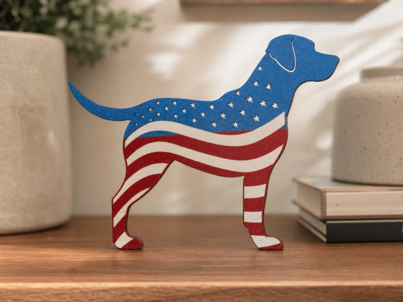 Patriotic Dog Laser Cutting Design Review