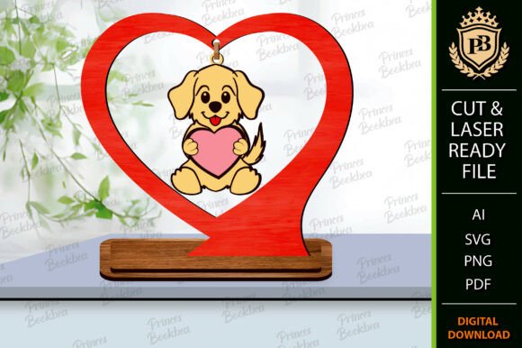 Valentine Dog Hanging Laser Cut Review